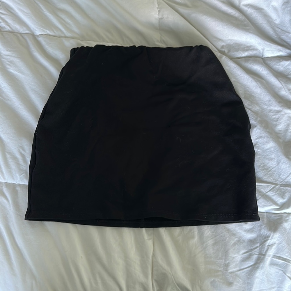 Simple Black Mini Skirt